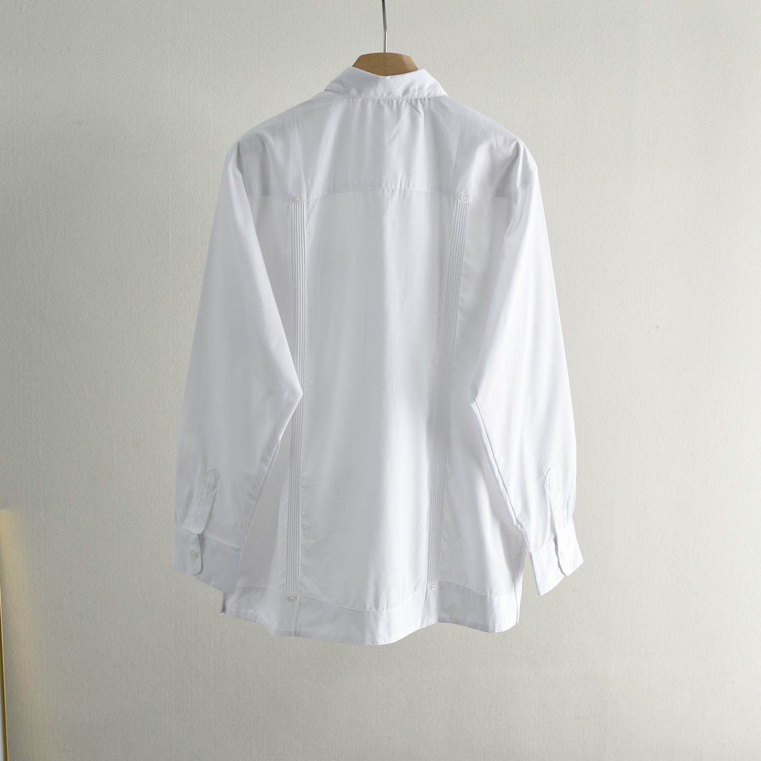 Men's White Patchwork Shirt | KOVA