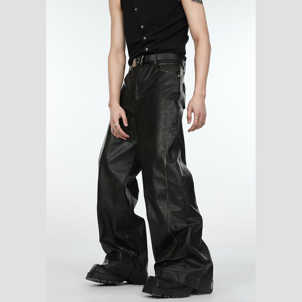 The Retro Straight-Leg Trousers | Deconstructed Fit
