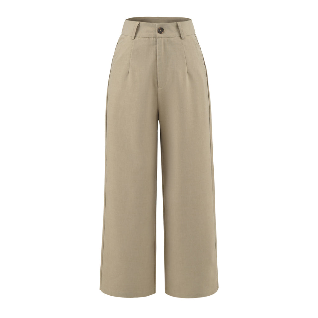 The Wide-Leg Trousers | High-Waisted Relaxed Fit