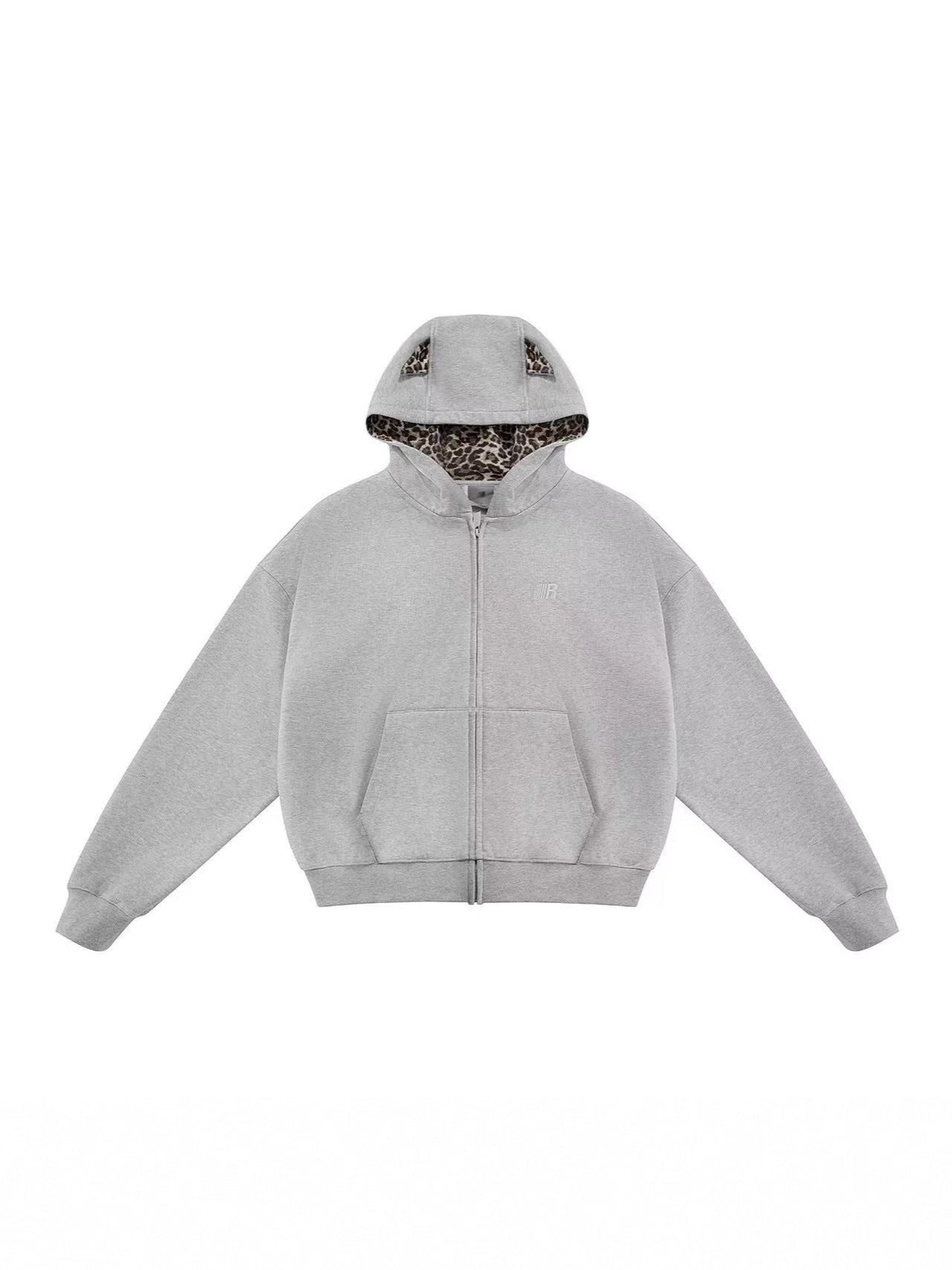 Women's Reversible Cardigan Jacket | Grey & Tiger Print | KOVA