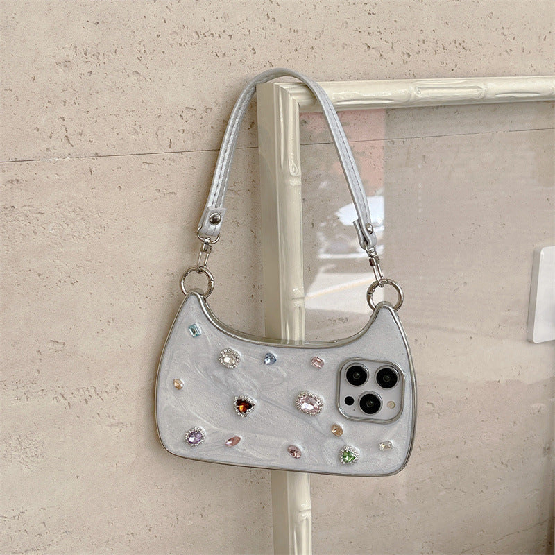 The Sparkle Handbag Phone Case | Gemstone Statement Design