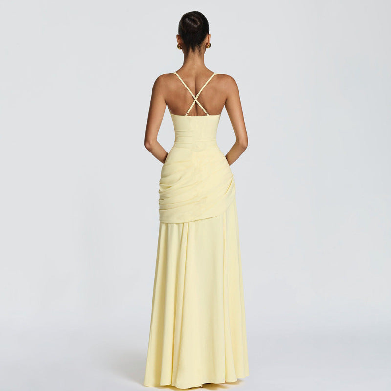 Women's Sleeveless Flared Slip Dress | Fitted Waist | KOVA