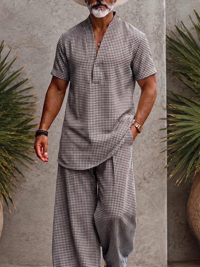 Men's Casual Plaid Shirt | Relaxed Fit | KOVA