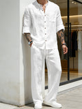 Men's Linen Shirt & Trousers Set | Relaxed Fit | KOVA