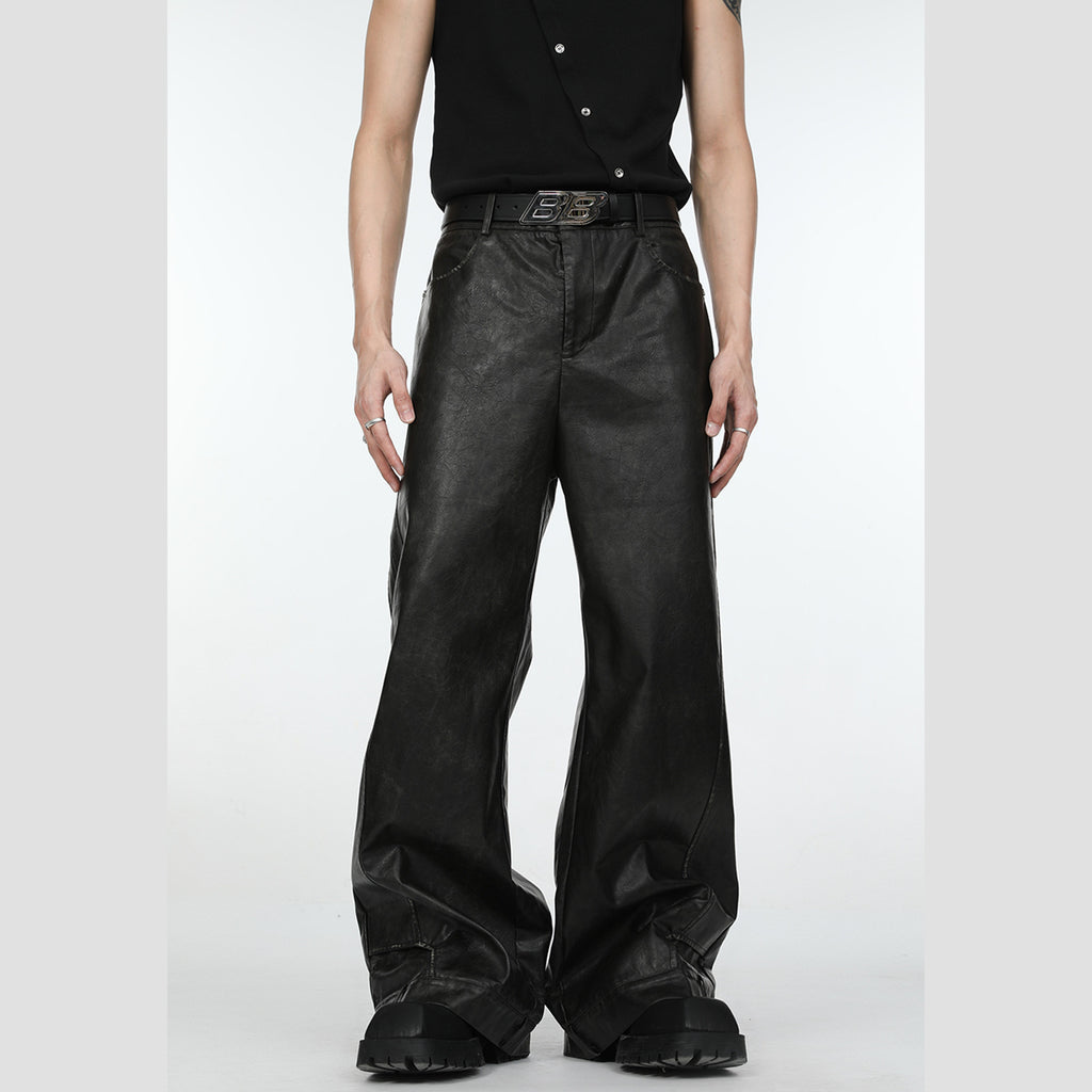 The Retro Straight-Leg Trousers | Deconstructed Fit