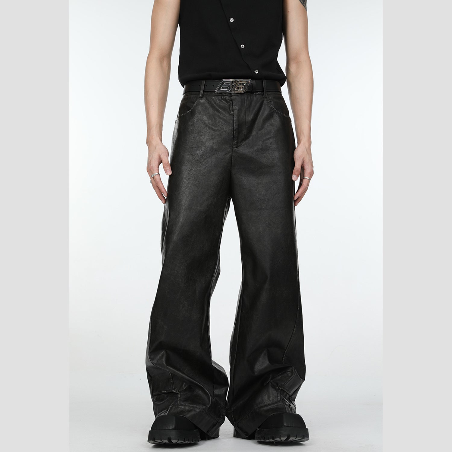 The Retro Straight-Leg Trousers | Deconstructed Fit