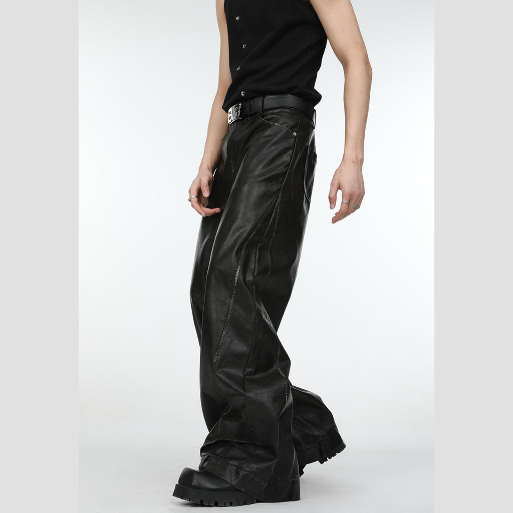 The Retro Straight-Leg Trousers | Deconstructed Fit
