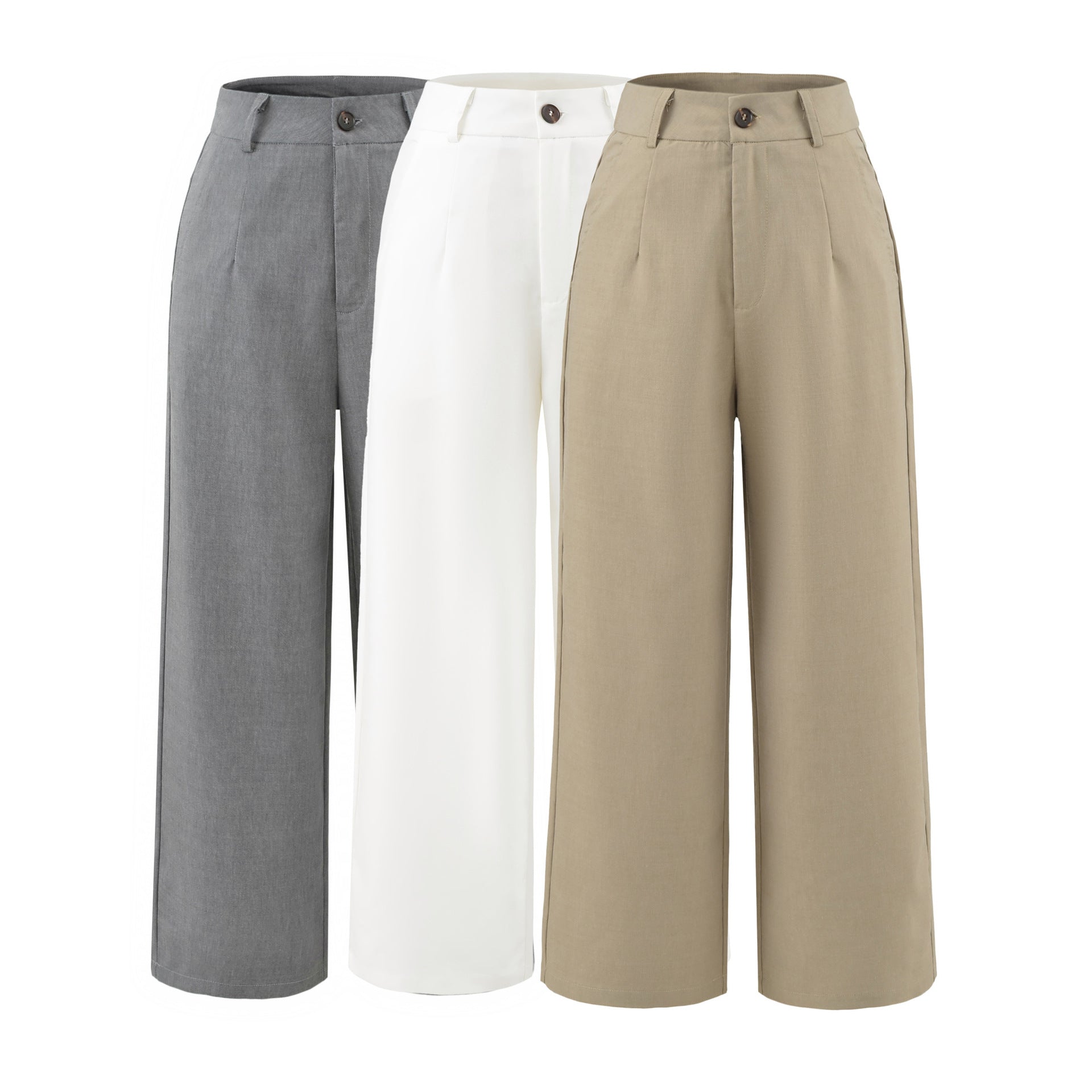 The Wide-Leg Trousers | High-Waisted Relaxed Fit
